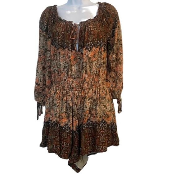 Free People Pants - Free People Multicolor Bohemian Jumpsuit